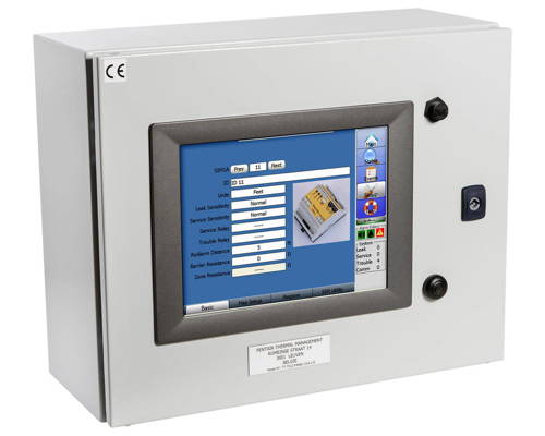 TT-TS12-E-PANEL-S1A-2 control panel with touch screen, TTSIM-1A module x 2